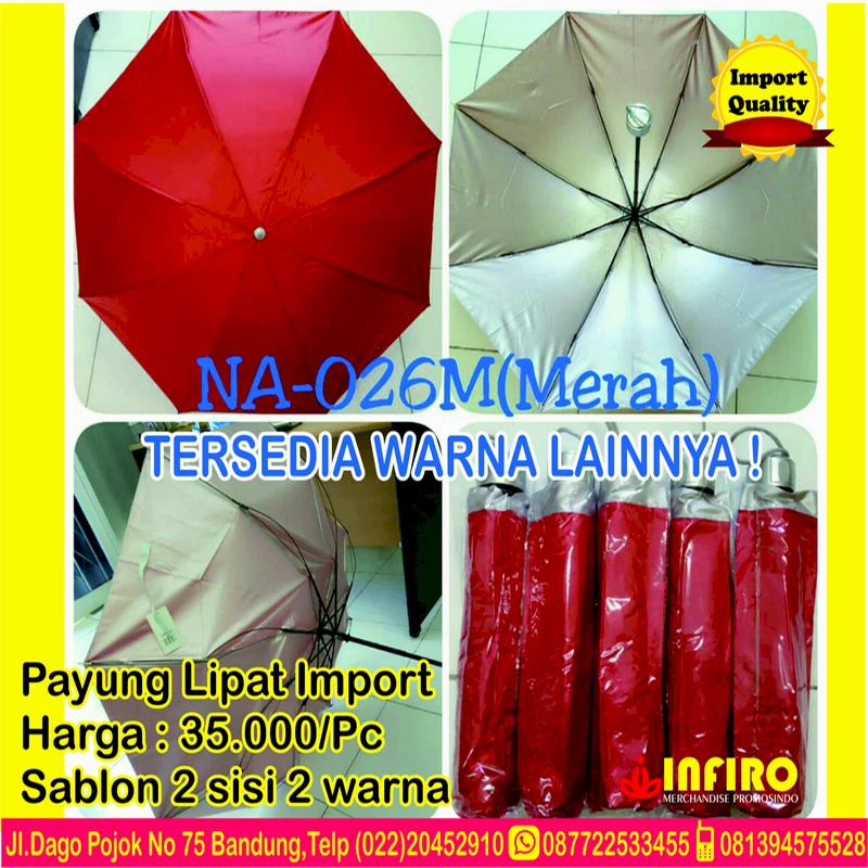 Payung Promosi Berkualitas Tinggi untuk Instansi Pemerintah dan Swasta Payung custom bandung, Suvenir payung bandung